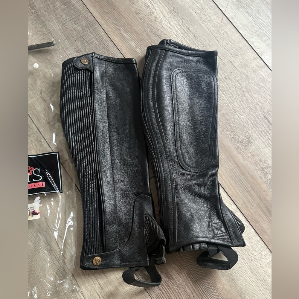 Black Riding Chaps - Picture 2 of 4